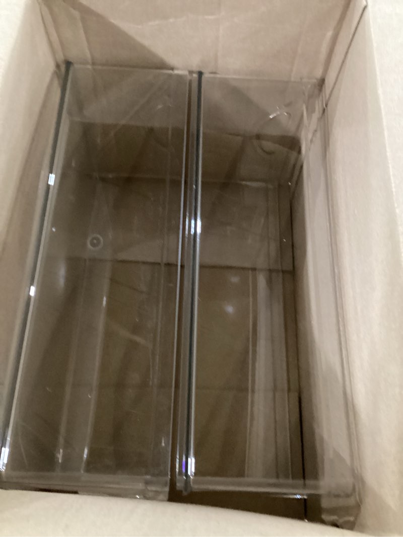 Condition photo showing Good Condition for idesign stackable clear plastic extra long storage bin, organizer for kitchen cabinet or pantry, 2-pack pack of 2