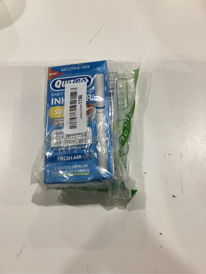 Condition photo showing New/Like New for stop smoking remedy, smoke-free oxygen inhaler, chewable mouth grip to help curb cravings, quit smoking support, satisfying fidget relief, nicotine free (oxygen,fresh mint, variation pack)