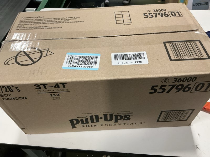 Condition photo showing New/Like New for Pull-Ups Boys' Skin Essentials Luxury Training Pants -3T-4T - 112ct