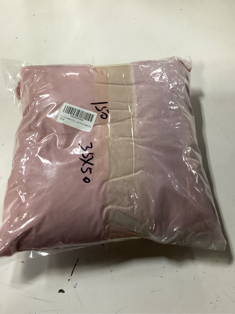 Pink Round Rabbit Plush Rug for Bedroom Living Room Sofa,5'X5' Faux Fur Fluffy Shaggy Circle for Kid