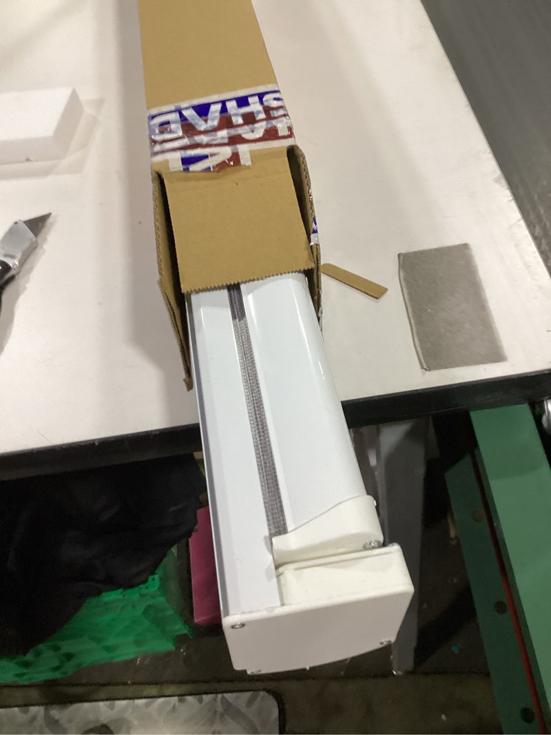 Condition photo showing Good Condition for ShadesU Cordless Zebra Blinds for Windows – Light Filtering Dual-Layer Window Shades for Privacy - Easy to Install (Grey Color) (Maximum Height 72") (Width 26") 26"W x 72"H 02- Grey ( Cordless )