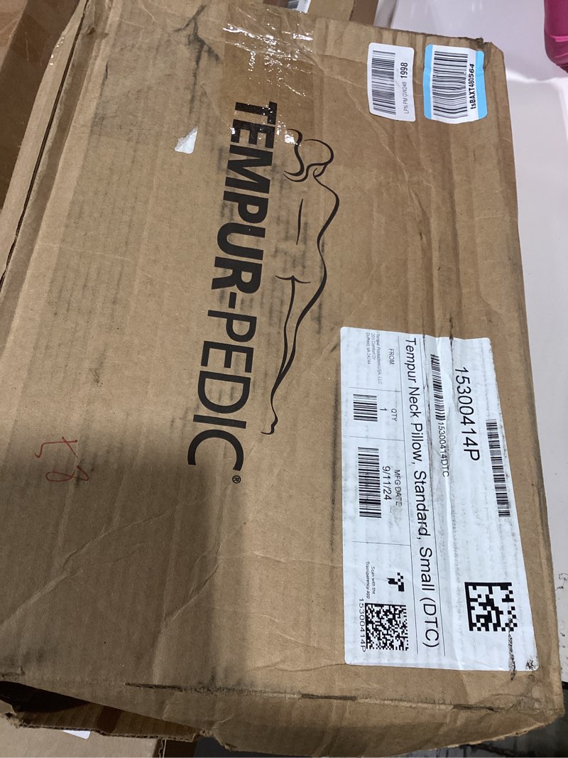 Condition photo showing Good Condition for tempur-pedic tempur neck pillow, small profile, white small profile 1