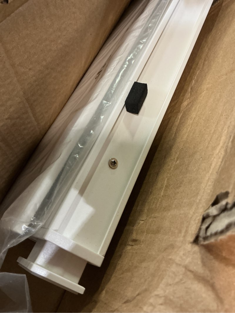 Condition photo showing Good Condition for motorized blinds no drill automatic blinds for windows cordless roller shades electric blinds with remote control smart blinds (white, 34.5 x 72) white 34.5"w x 72"h