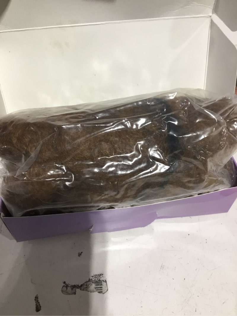 Condition photo showing New/Like New for 16 Inch Cuban Twist Afro Kinkys Bulk Human Hair for Braiding #30 Brown Afro Kinky-curly Human Hair Bulk for Twist 4C Kinkycurly Bundles for Mini Twists Crochet Braids or Tiny Locs Extension 16 Inch Light Brown 50g