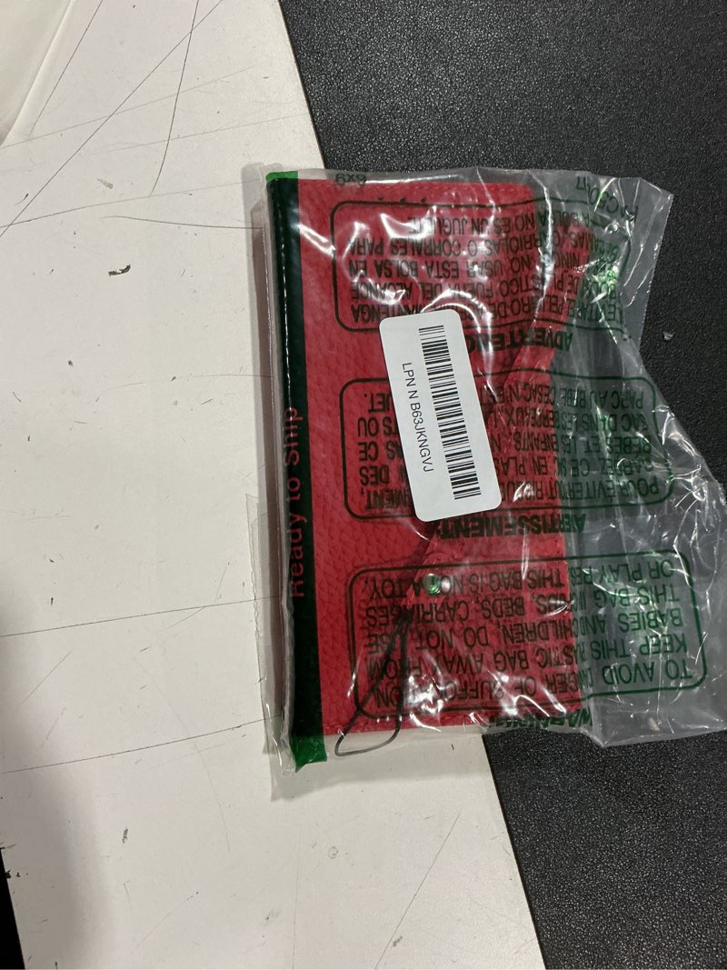 Condition photo showing Good Condition for icovercase compatible with iphone 15 pro max wallet case, rfid blocking genuine leather magnetic case with wrist strap and card slots kickstand feature flip cover case 6.7 inch (red) iphone 15 pro max a-red