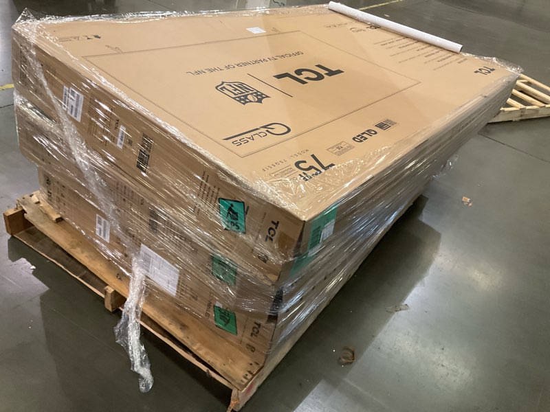 Gm pallet 3 damaged tv’s 