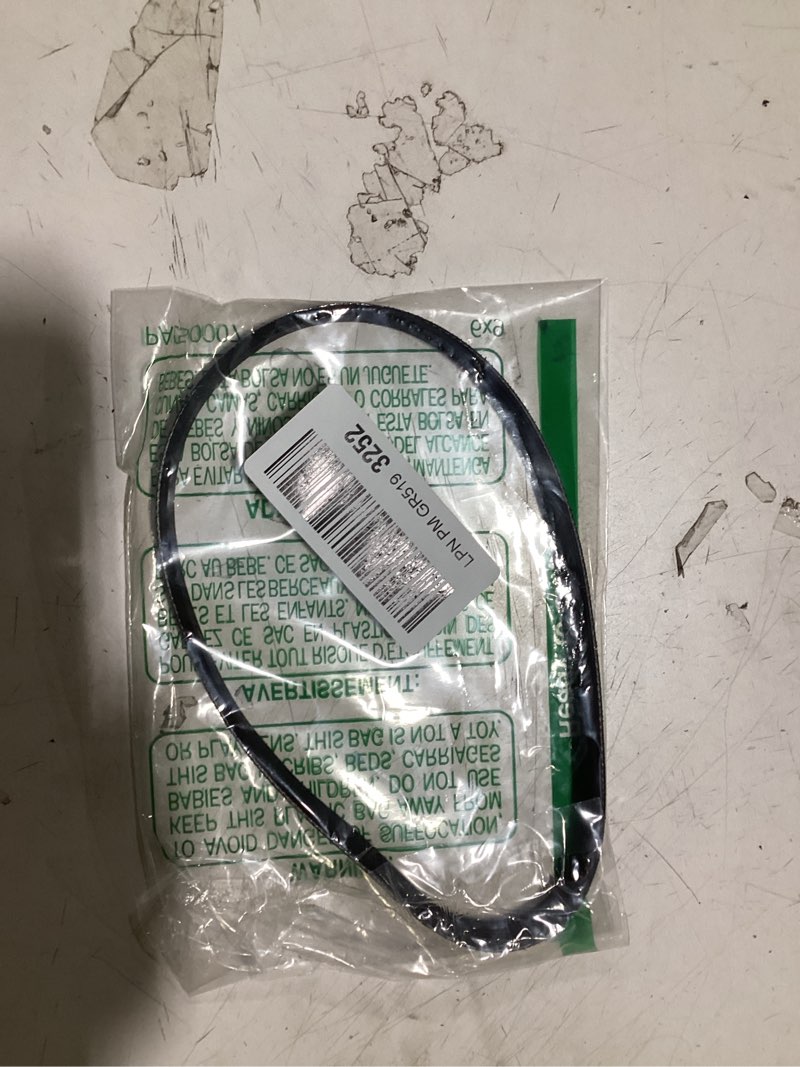 Condition photo showing Good Condition for uxcell 200j6 rubber poly v belt, 6 ribs pj v-ribbed belt 20" length x 0.55" width x 0.14" thick, industrial transmission drive belt