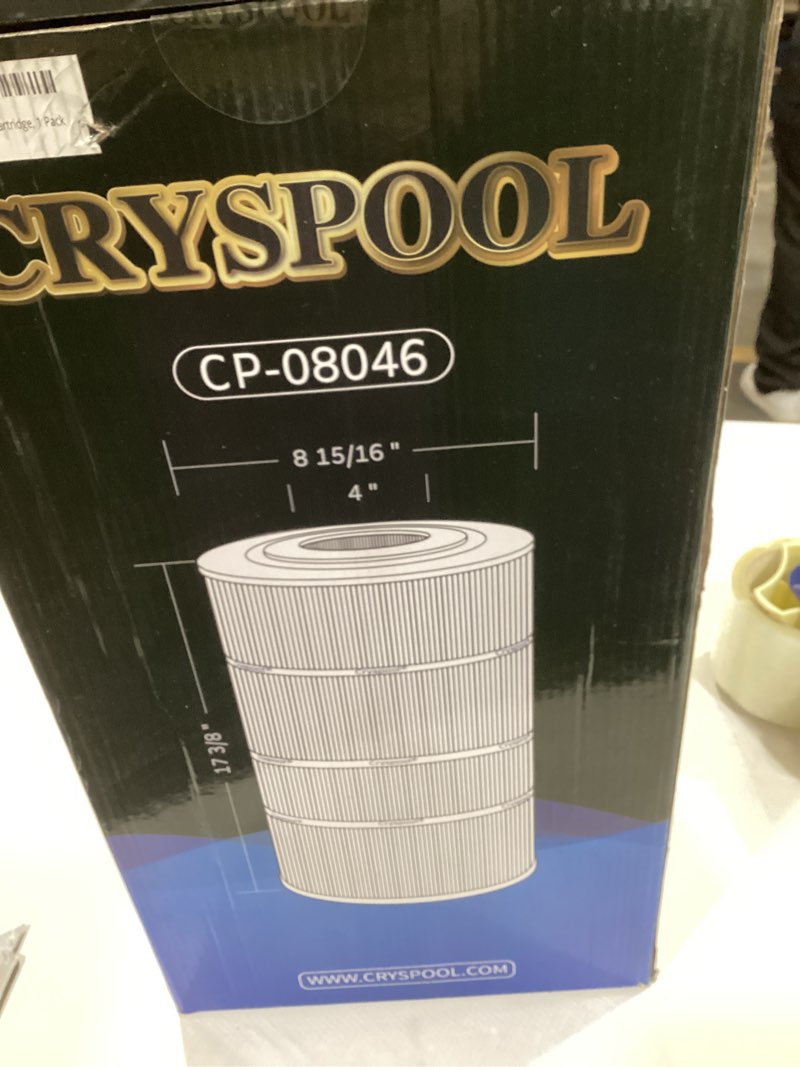 Condition photo showing Good Condition for Cryspool® 08046 Filter Compatible with Hayward C900, CX900RE, C-900, PA90, Posi-Clear PXC-95, C-8409, Ultral-B6, PP-B6, FC-1292, 90 Sq. Ft Pool Filter Cartridge, 1 Pack