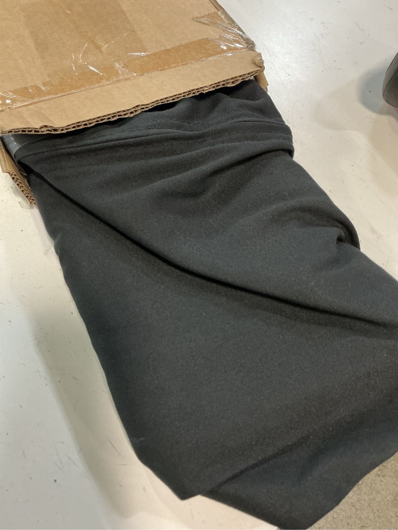 Condition photo showing Good Condition for household essentials door hanging laundry bag in washable canvas with loop handle, black