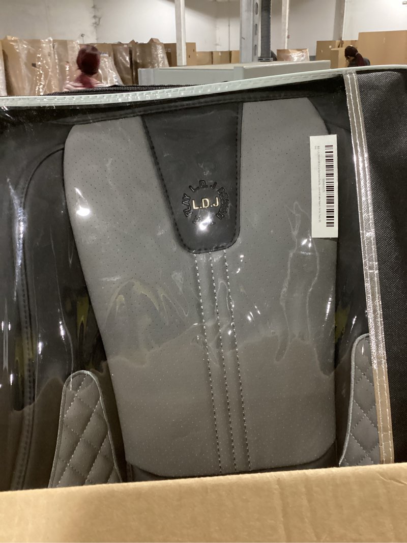 Condition photo showing Good Condition for Car Seat Covers Front Only, Black Seat Cover for Cars Compatible Airbag, Easy Install Luxury Leather Automotive Seat Covers with Lumbar Support, for Car, Truck, SUV, Black Front Only Black