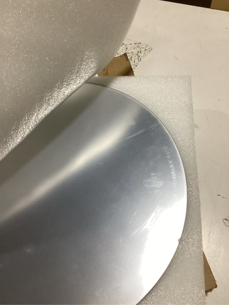 Condition photo showing As Is for amyhill 8 pcs round mirrors for centerpieces table decorations acrylic circle mirrors tray candle plates for wedding baby shower birthday party bulk supplies(14 inch)
