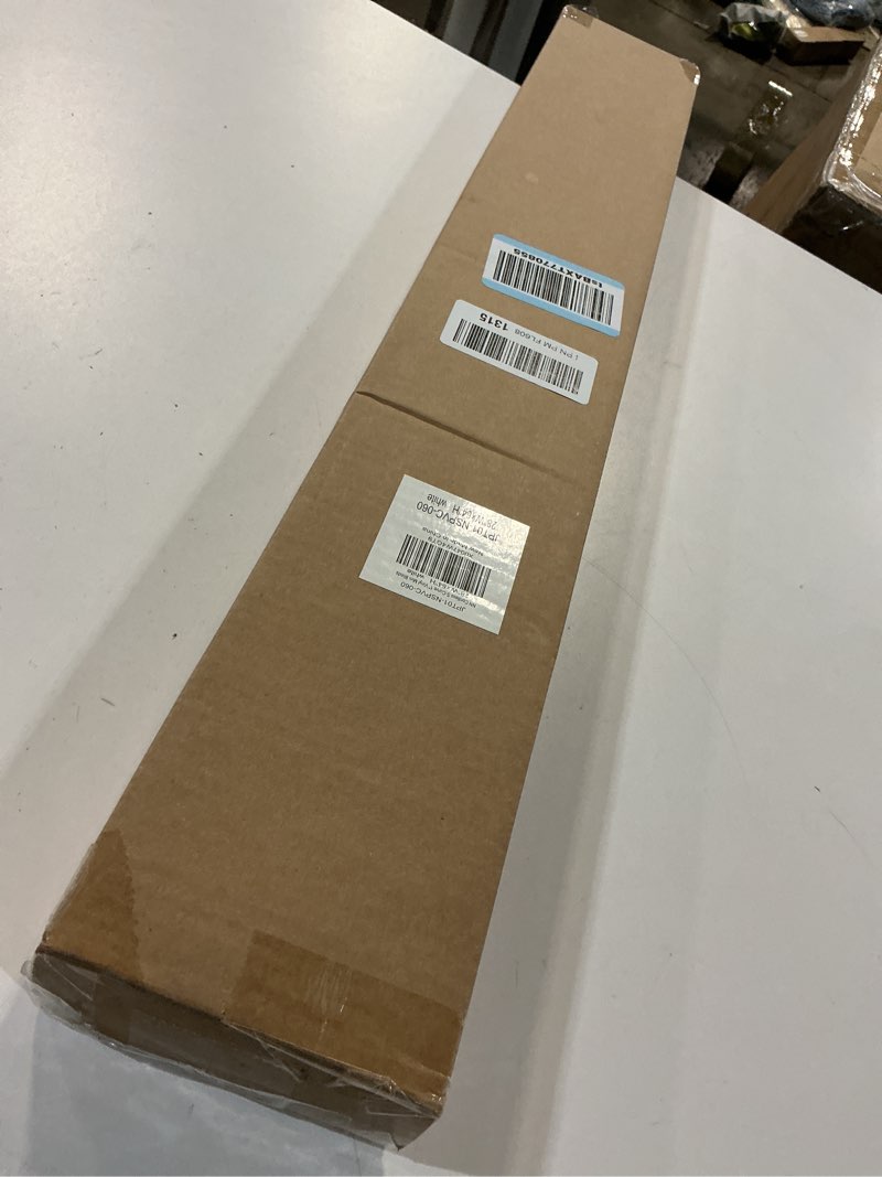 Condition photo showing New/Like New for LazBlinds No Tools No Drill Cordless 1" Vinyl Mini Blinds, 100% Privacy S-Curve Blinds for Indoor Windows, Room Darkening Horizontal Window Blinds and Shades for Home, 28" W x 64" H, White White 28" W x 64" H