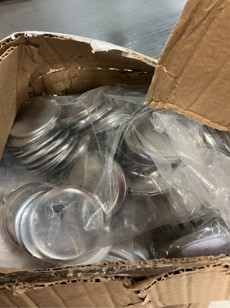 Condition photo showing Good Condition for 200 sets 58mm/2.25 inch button maker supplies, pin back button parts for button maker machine 58mm, including metal covers, plastic back covers, clear plastic film&blank paper 58mm/2.25 inch 200 sets