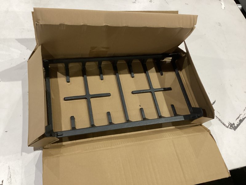 Condition photo showing Good Condition for DG94-00937A DG94-00468B Cast Iron Side Grate Replacement for Samsung Stove Parts NX58H9500WS NX58H5600SS NX58R5601SS NX58J5600SG NX58F5500SS and More Samsung Gas Range Parts Stove top Support 1 Pack