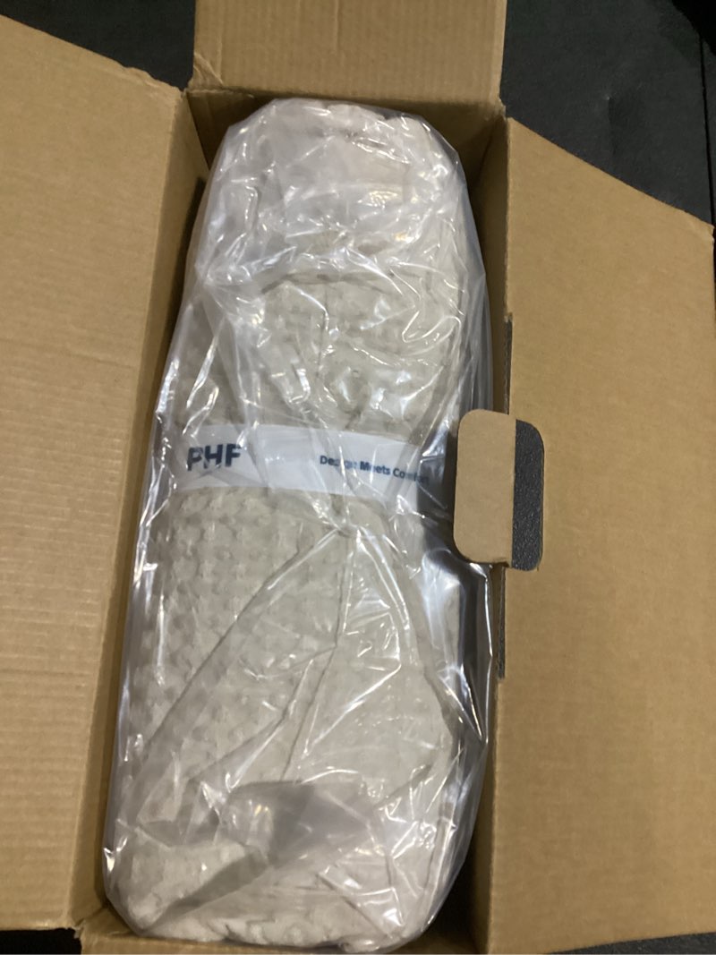 Condition photo showing Good Condition for phf waffle weave duvet cover set queen size, no snagging ultra soft luxury textured breathable comforter cover for all season 3pcs, durable bedding duvet set with 2 pillow shams, 90"x90", linen queen linen (no comforter)