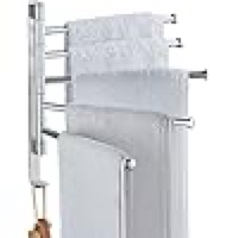 SIMILAR TO NOT EXACT Swing Out Towel Bar, Bath Swivel Towel Holder Rack Space Savingsteel Bathroom Adjustable Hand Pull Out Wall Mount Towel Rack,-Silver||4 Arm