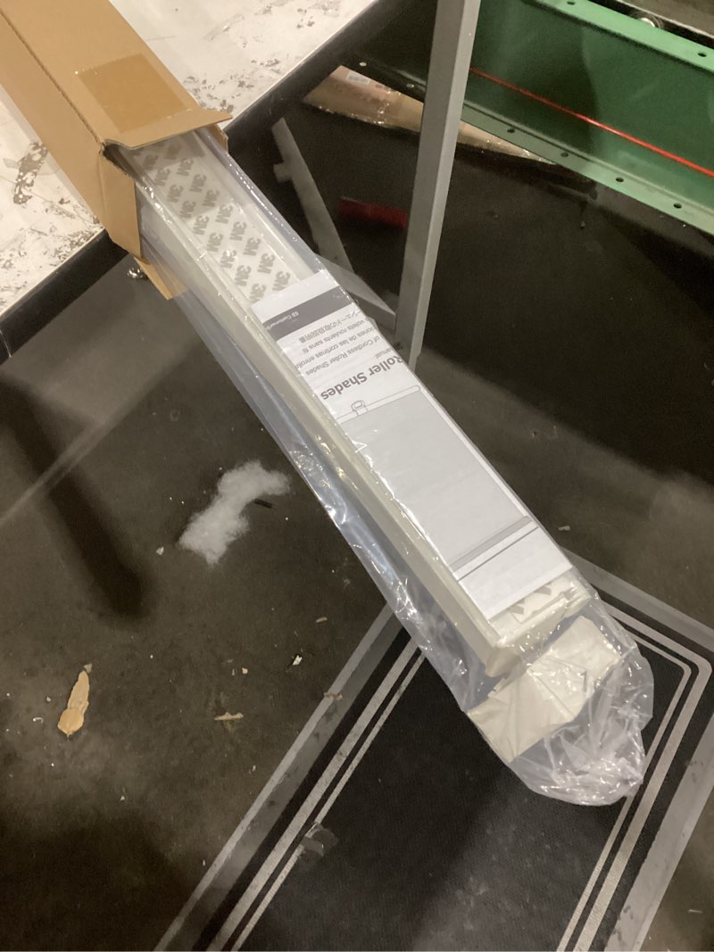 Condition photo showing New/Like New for LazBlinds No Tools No Drill Cordless Roller Shades, 100% Blackout Blinds for Windows, Thermal Insulated UV Protection Roll Up Blinds for Windows, 42" W x 72" H, White White 42" W x 72" H