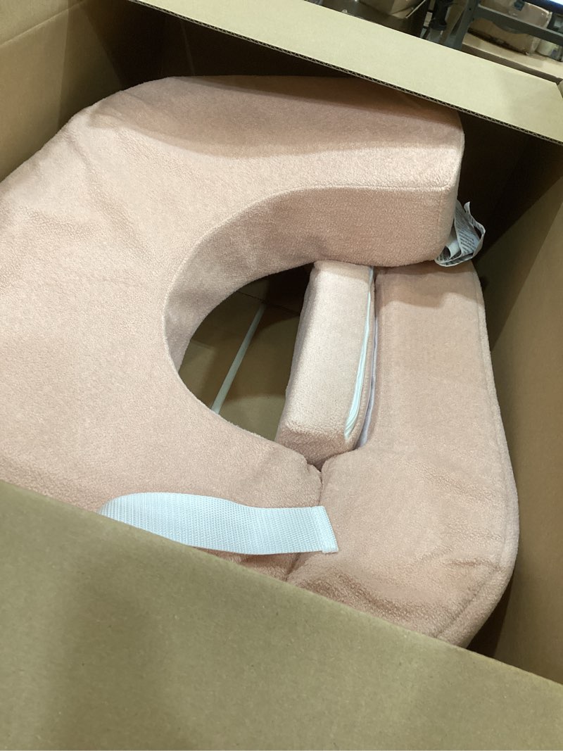 Condition photo showing Good Condition for my brest friend nursing pillow - deluxe - enhanced comfort w/ slipcover - ergonomic breastfeeding pillow for ultimate support for mom & baby - adjustable pillow w/ handy side pocket, soft rose