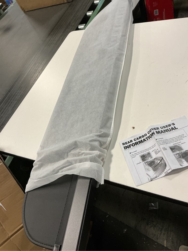 Condition photo showing Good Condition for Compatible for VW Tiguan L LWB 2016 2017 2018 2019 2020 2022 2023 2024 Accessorie Trunk Storage Rear Boot Tray Cargo Cover Shade(Canvas)