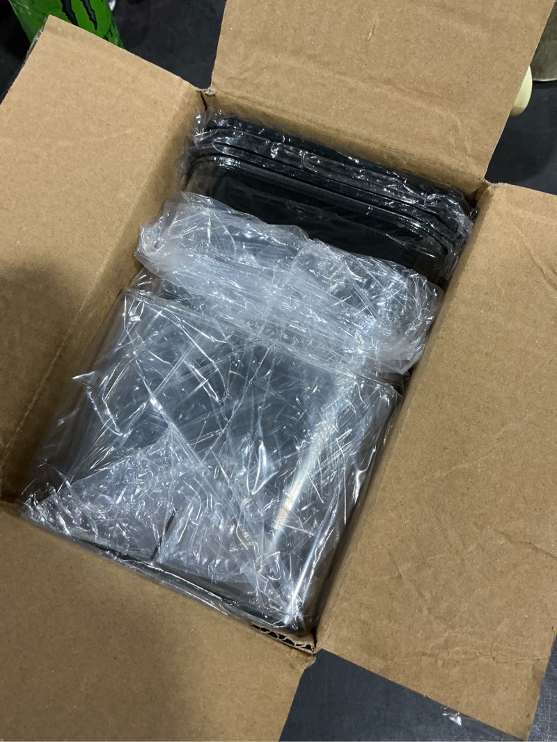Condition photo showing New/Like New for Lifewit 3 Pcs Laundry Pods Container with Bamboo Lid, Dryer Sheet Holder, Laundry Room Organization for Washing Powder, Scent Booster Beads, 2600 +2000ml/0.53+0.7gal 0.53+0.7gal Black 3