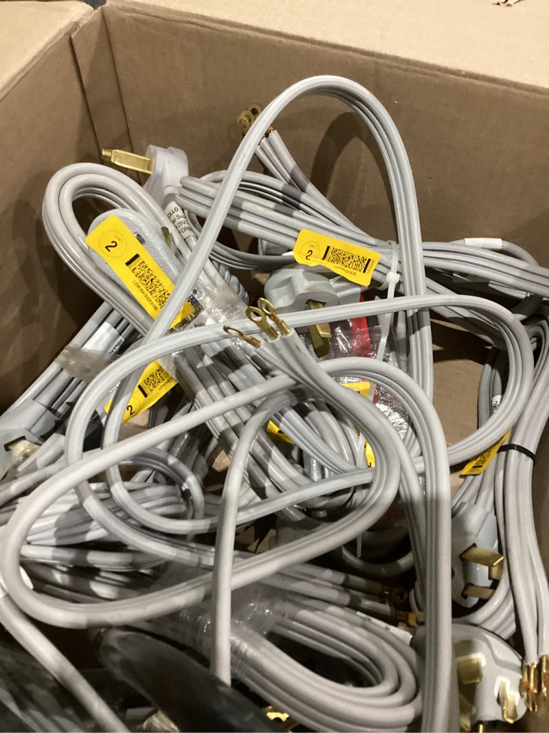 Condition photo showing As Is for Supplying Demand 10 Foot Range Electrical Power Cord 3 Prong Wire 50 Amp 250 Volt