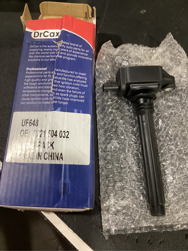 Condition photo showing New/Like New for oem ignition coil uf648 0221504032 c1791 compatible with 2011-2016 grand cherokee wrangler chrysler 300 dodge avenge charger durango ram 1500 - v6 3.6l engines - 1 pack