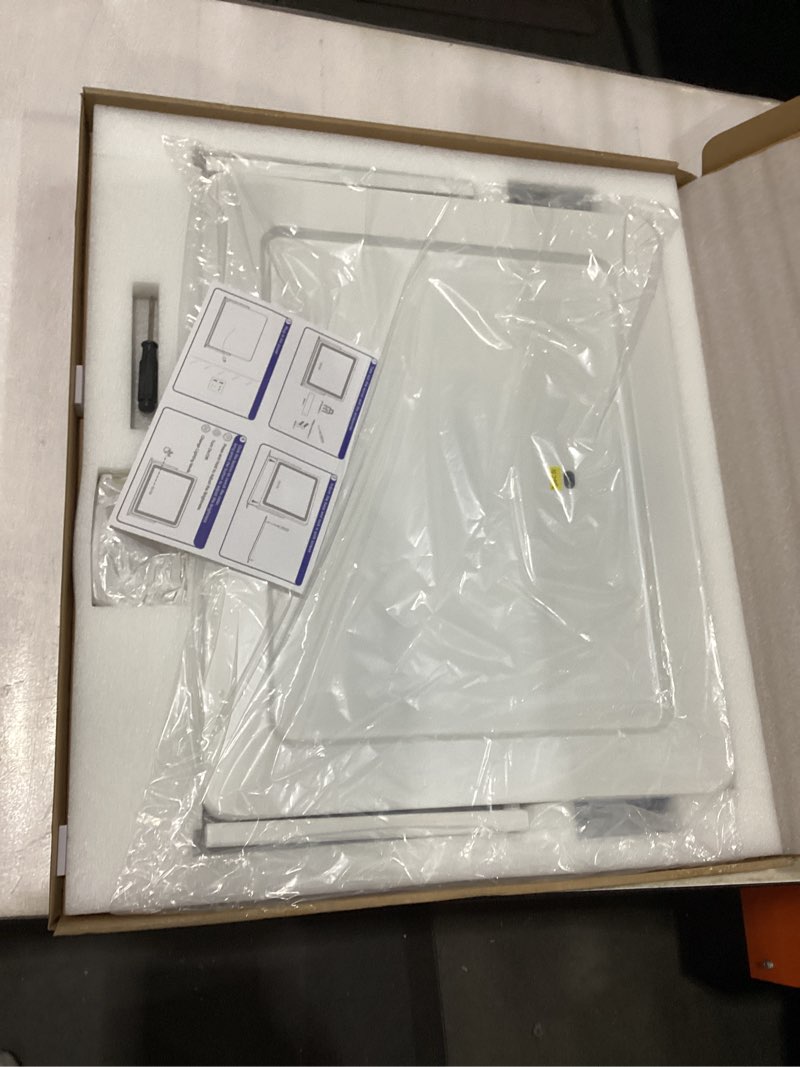 Condition photo showing New/Like New for HNV 22"x17" Vanity Mirror with Lights, LED Makeup Mirror with 3 Color Modes & Dimmable Touch Control, 360° Rotation, Aluminum Frame, Large Lighted Mirror for Bedroom or Dressing Table White 22"L x 17"W