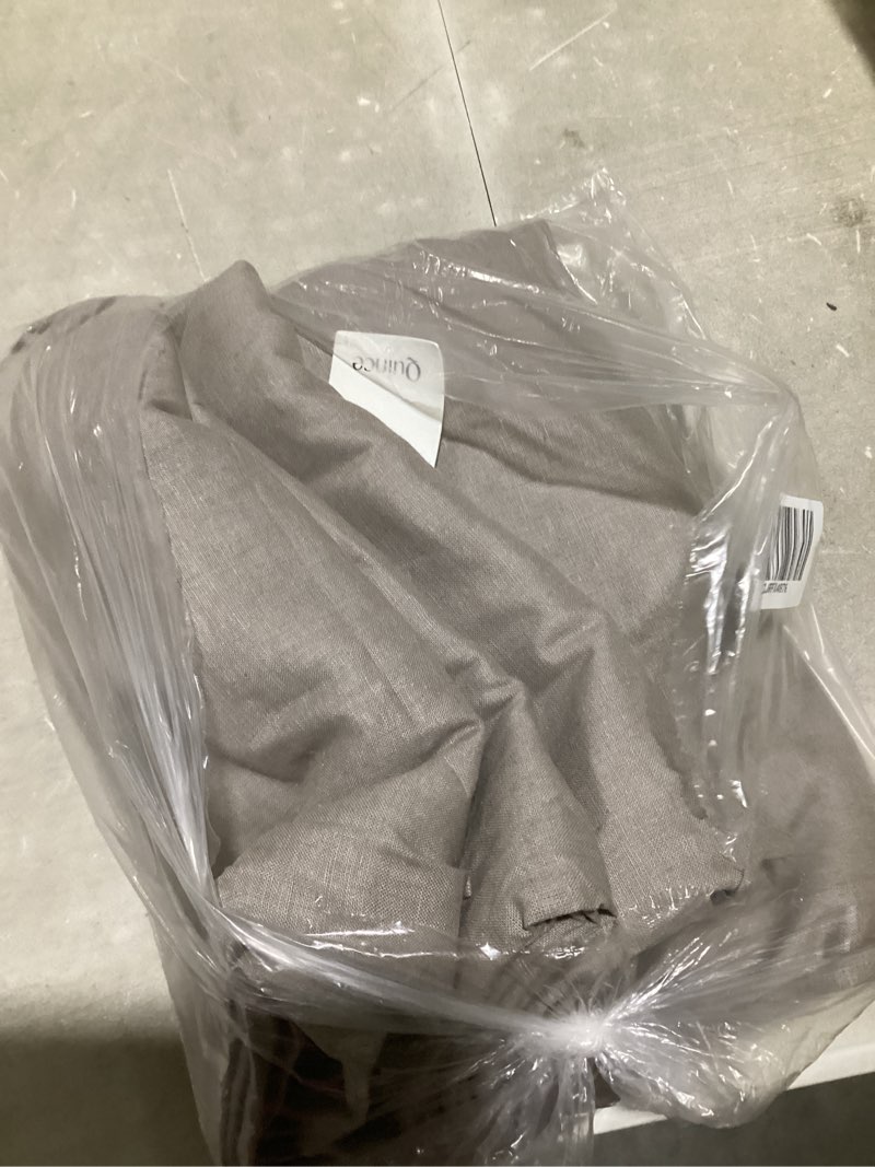 Condition photo showing Good Condition for european linen room darkening curtain, 48x108, grey