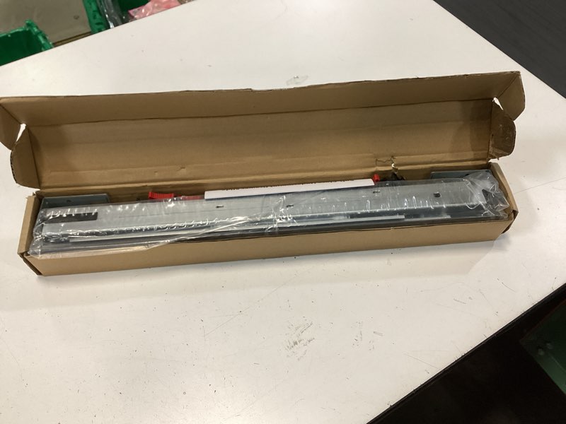 Condition photo showing New/Like New for SHUHANG 1 Pair Undermount Drawer Slides 21 inch Soft Close 80 lb Load Capacity Ball Bearing Hidden Bottom Mount Rails Full Extension Runners with Adjustable Locking Devices and Bracket 21 Inch 1 Pair (Silver- Undermount Soft Close)