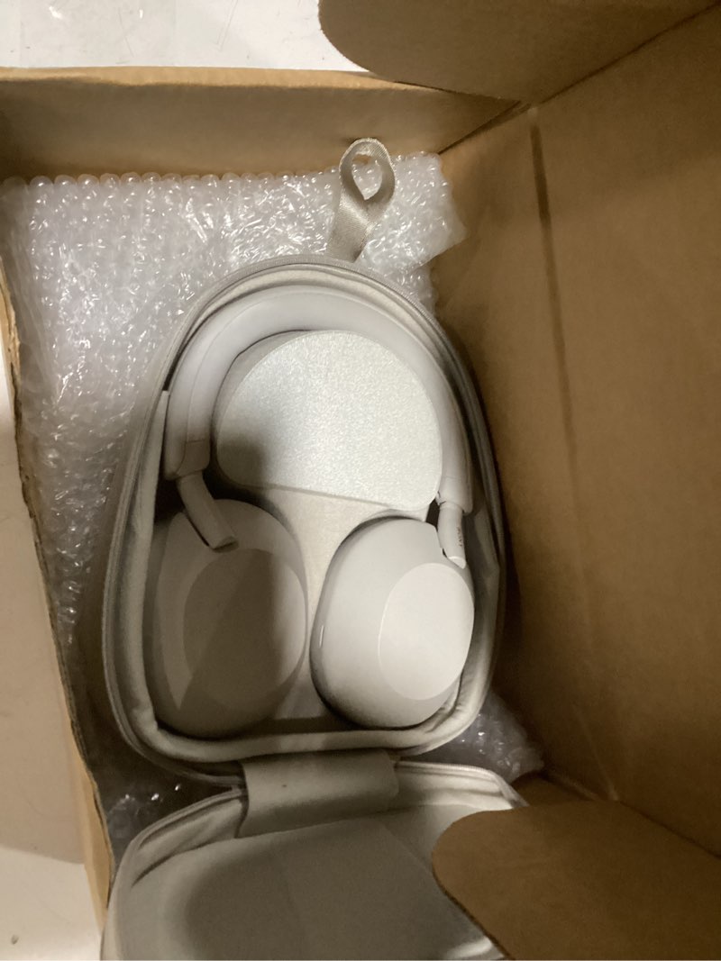 Condition photo showing Good Condition for working verified sony wh-1000xm5 premium noise canceling headphones, auto nc optimizer, 30-hour battery, alexa voice control, silver