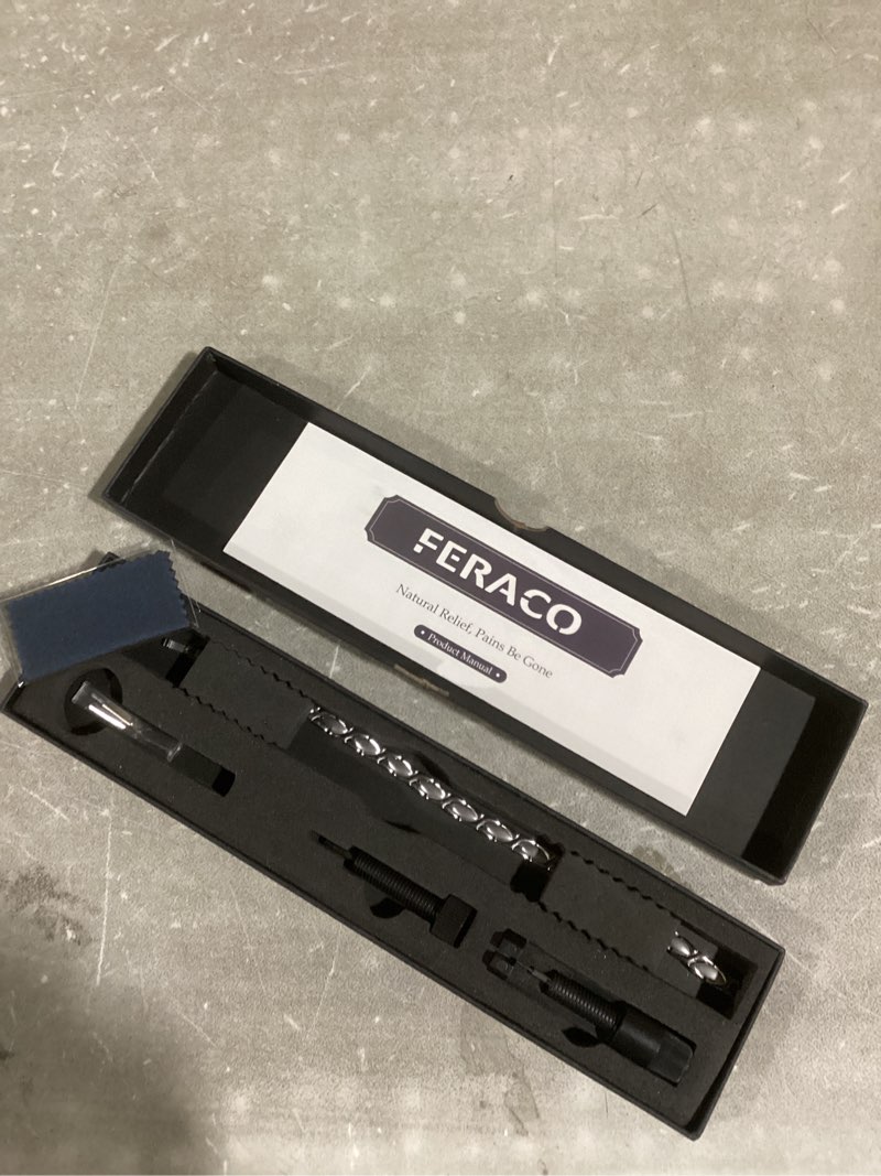 Condition photo showing New/Like New for Feraco Magnetic Bracelet for Women Titanium Steel Magnetic Therapy Bracelet with Neodymium Magnets, Unique X Shape Links (Silver) Bright Silver