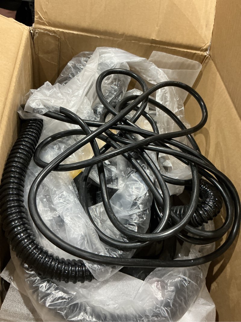Condition photo showing As Is for mcculloch mc1275 heavy-duty steam cleaner, 45 minute runtime, 18 accessories: mop head, brushes, & more - built for home, tile, grout, carpet, furniture, & personal car detailing