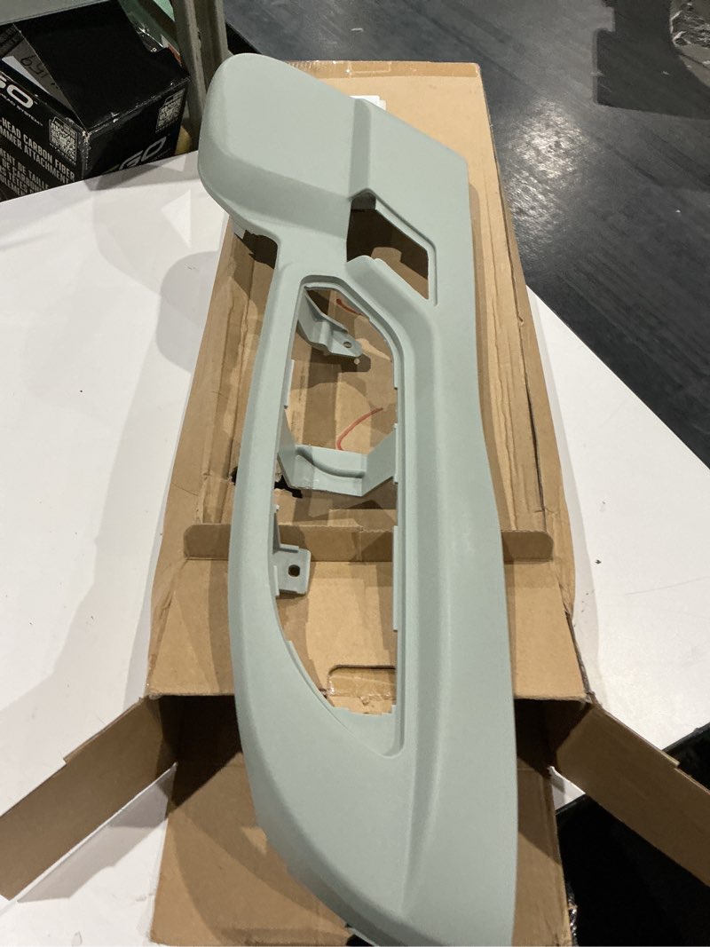 Condition photo showing Good Condition for grey drivers seat switch bezel trim panel for gmc acadia saturn outlook 2009-12