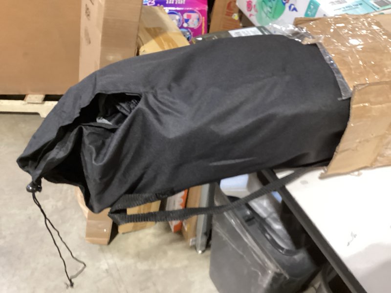 Condition photo showing New/Like New for fair wind oversized padded camping chair heavy duty quad fold arm chair portable for outdoor - support 500lbs, grey, steel frame black single pack