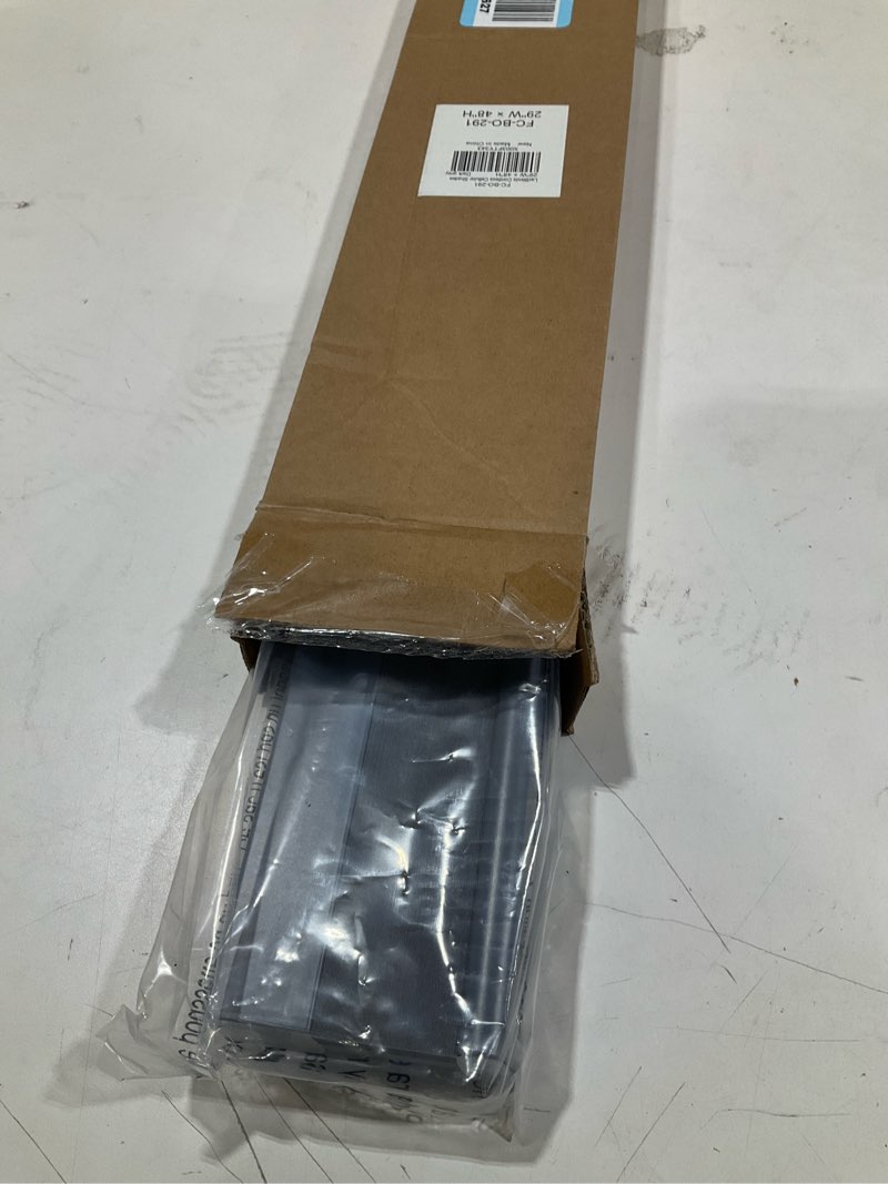 Condition photo showing Good Condition for lazblinds cordless cellular shades, blackout privacy honeycomb shades for home, thermal insulation noise reduction blinds for windows, 29'' w x 48'' h, dark grey blackout-dark grey 29'' w × 48'' h