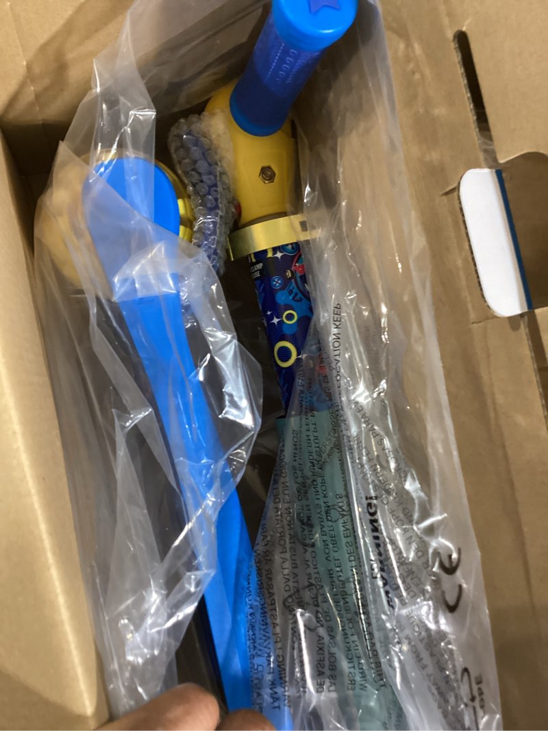 Condition photo showing Good Condition for jetson character kids kick scooter, led lights on stem & light-up wheels, lightweight frame, height-adjustable handlebar, lean-to-steer system, easy-fold mechanism 3-wheel sonic