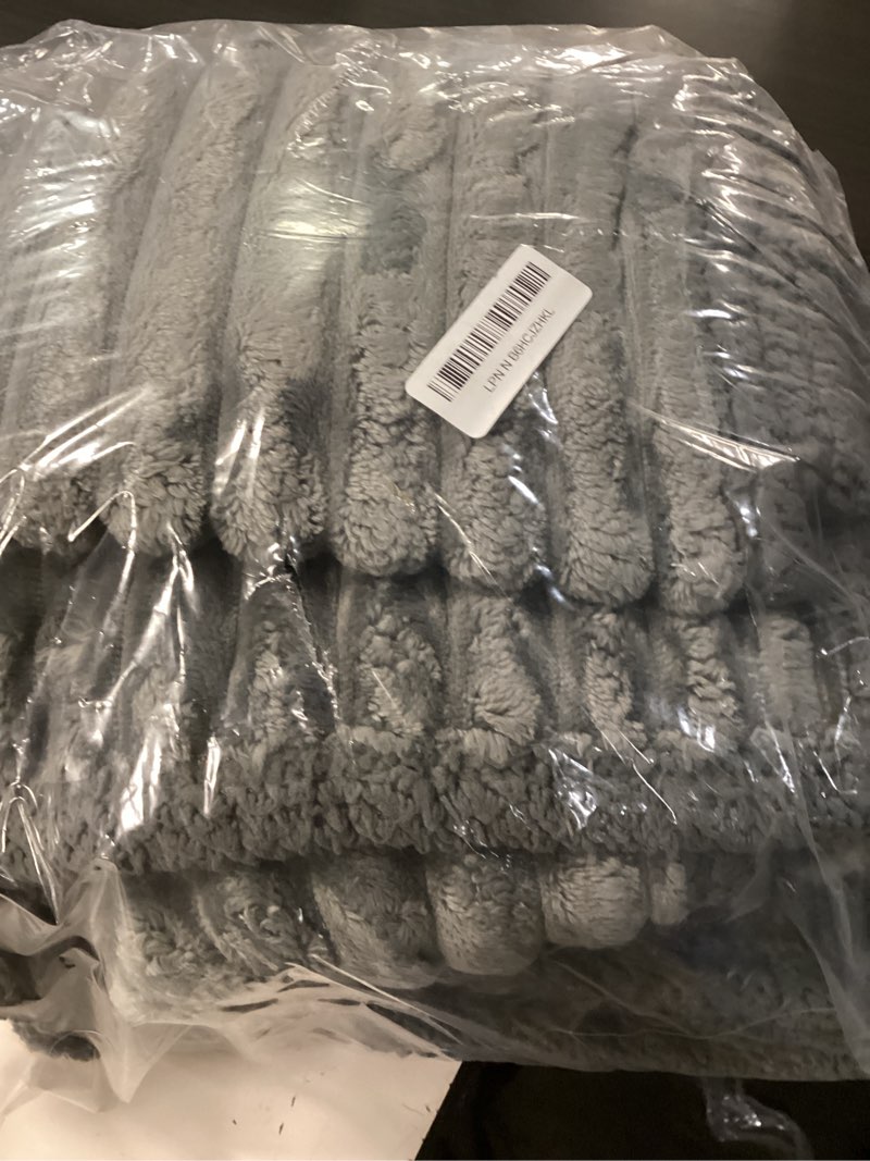 Condition photo showing Good Condition for luciphia waterproof dog blanket for large dogs ultra-soft calming cut pile flannel throw durable & warm furniture protection for couch bed pet human blanket machine washable stone gray,xl(85''x57'') stone gray xl(85''x57'')