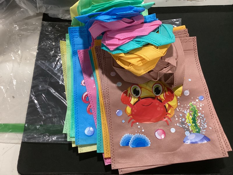 Condition photo showing Good Condition for ferraycle 24 pcs sea animals party favor bags under the sea goodie bags cute marine favors treat supplies for baby shower birthday party decor vivid color