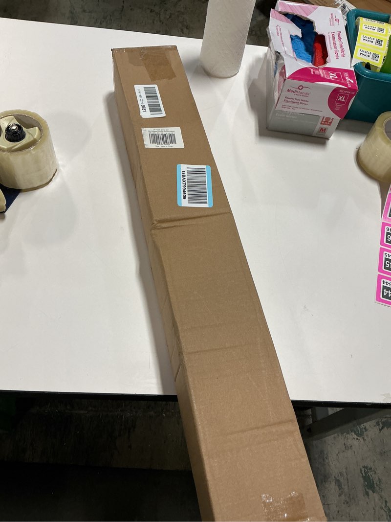 Condition photo showing New/Like New for LazBlinds No Tools No Drill Cordless Bamboo Roman Shades, Light Filtering Window Treatment, Roll Up Bamboo Blinds for Windows 30'' W x 64'' H, Wood Light Filtering-wood01 30" W x 64" H