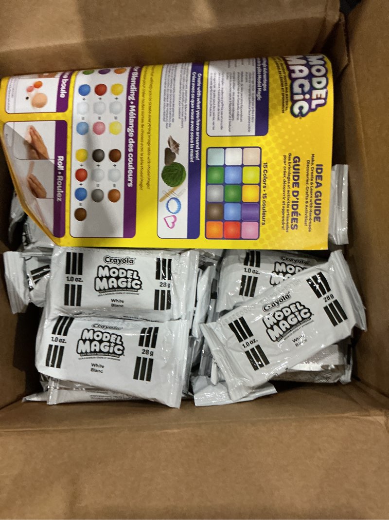 Condition photo showing Good Condition for crayola model magic - white (75ct), 1oz modeling clay alternative, essential easter basket stuffers, molding air dry clay for kids, spring & easter craft supplies white 75ct