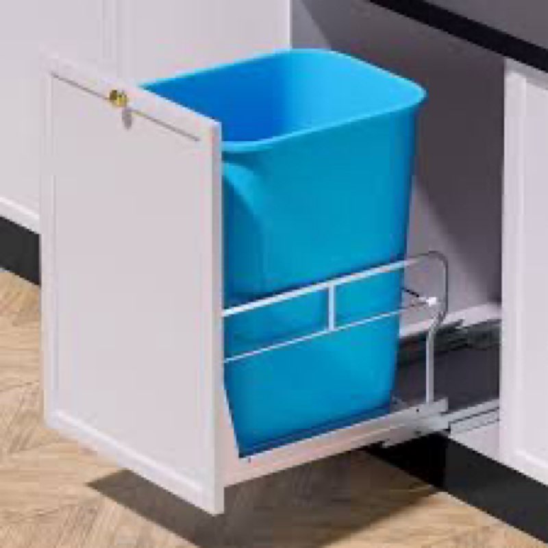Insputer PULL OUT TRASH CAN SHELF WITH DOOR MOUNTING KIT