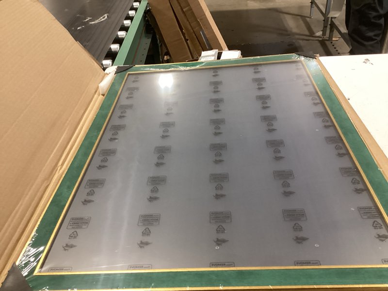 Condition photo showing Good Condition for Suede 18x24 Frame - Single Frame, Christmas Elegant Green 18 x 24 Poster Frame, 18x24 Picture Frame for Artwork Puzzles Photos and Movie Posters Green 18" x 24"