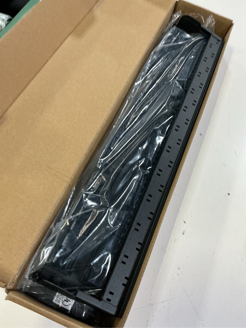 Condition photo showing New/Like New for jadaol [ul listed] 48 port patch panel rackmount or wall mount 19-inch, 2u cat 6 network panel preloaded with 48 keystone couplers plus 2 spare, 10gbps ethernet panel with cable management & back bar cat6 48port