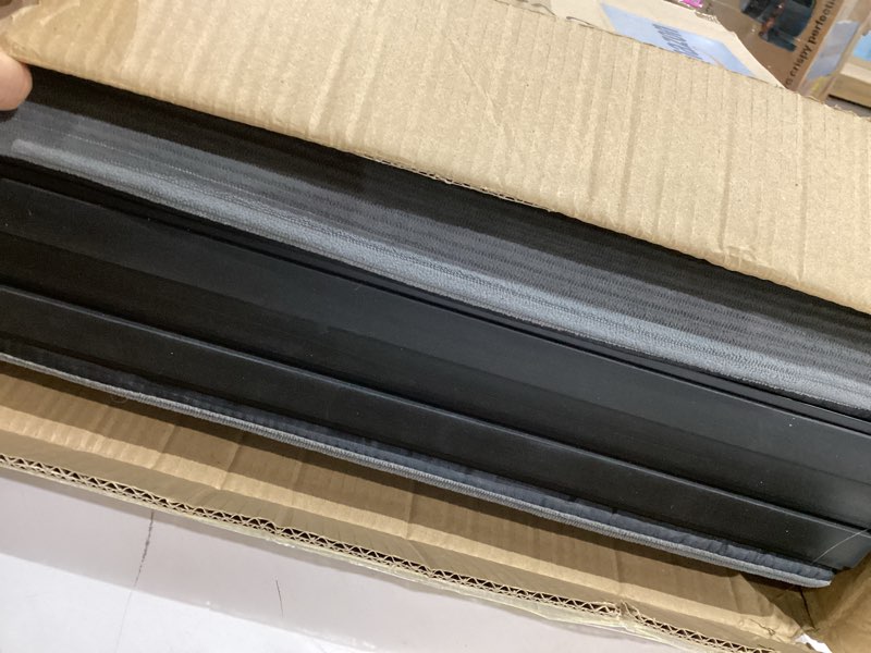 Condition photo showing Good Condition for veehoo dog ramp for bed couch height adjustable from 17" to 23", foldable stairs for dogs to get on bed 17" extra wide, portable pet doggie steps indoor with non slip pad, support up to 150 lbs gray 48"l x 17"w x 23"h