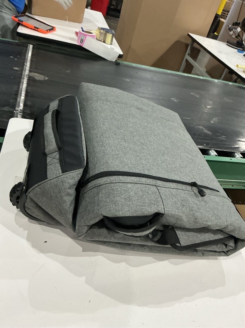 Condition photo showing As Is for wolt rolling ski bag - padded snowboard bag carrier with wheels for air travel, fit to double pairs of skis up to 175 or 190 cm