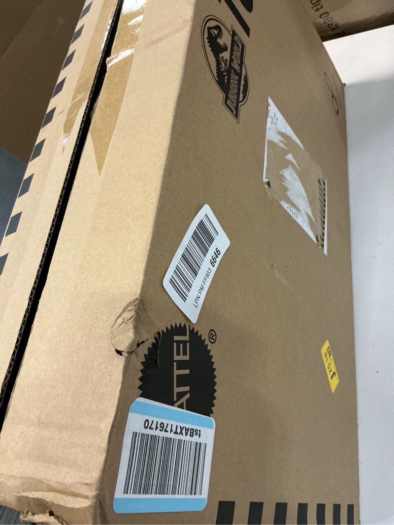 Condition photo showing Good Condition for Mattel Jurassic World Super Colossal Allosaurus Action Figure, Extra Large Dinosaur Can Swallow 20 Mini Figures, 38-inch Long XL Action Play Toy