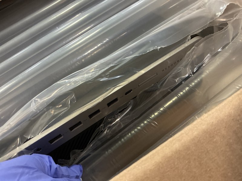 Condition photo showing Good Condition for  hp prodesk 600 g4 sff desktop computer. intel hexa core i5 - 8500 3.0ghz, 16gb ddr4 ram, 256gb pcle ssd, type - c, 2 display poster @eybedyd & mouse, black, windows 11 newitem