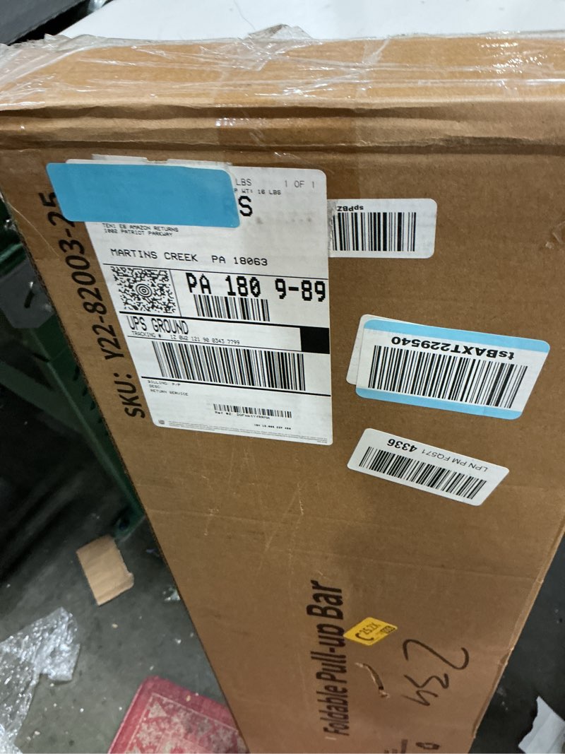 Condition photo showing Good Condition for Sportneer 2025 Upgrade Pull up Bar for Doorway with Folding Handle, Door Pull up Bar Door Frame Multi-grip Upper Body Trainer, 440lb, Indoor Fitness for Home Gym Strength Training - US Patent Pending Black