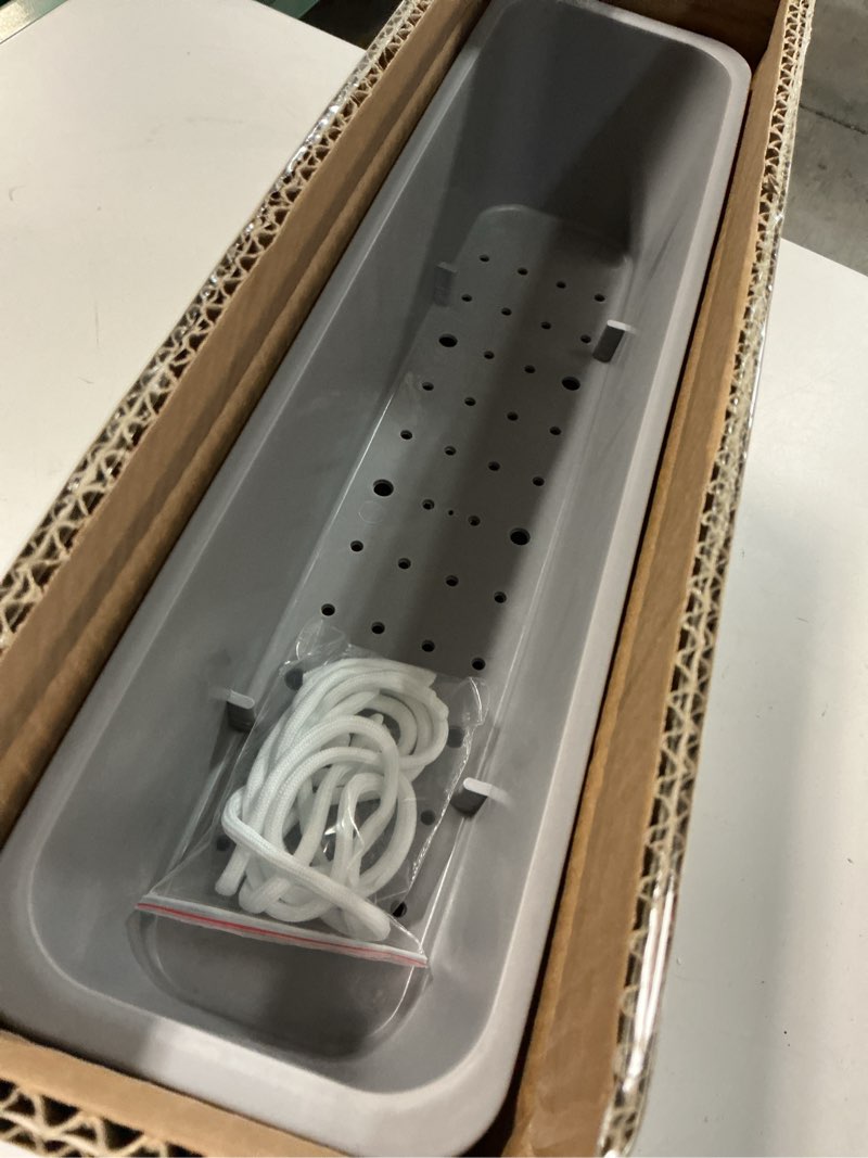Condition photo showing Good Condition for Self Watering Pots for Indoor Plants Rectangular Planter 2 Pack 17.32 inch , Water Level Window Prevent Overwatering for Herbs Vegetable Succulents Strawberry Pot for Garden Windowsill Indoor Outdoor