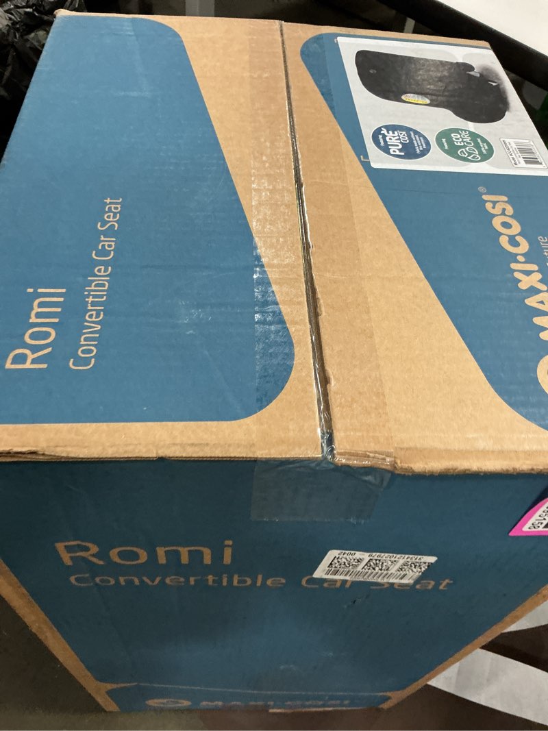 Condition photo showing Good Condition for Maxi-COSI Romi 2-in-1 Convertible Car Seat, Infant Baby Seat, Rear & Forward Facing, 5-40 lbs, 30-50 lbs, Lightweight, Latch Installation, Machine-Washable, Travel-Ready, Sea Shadow